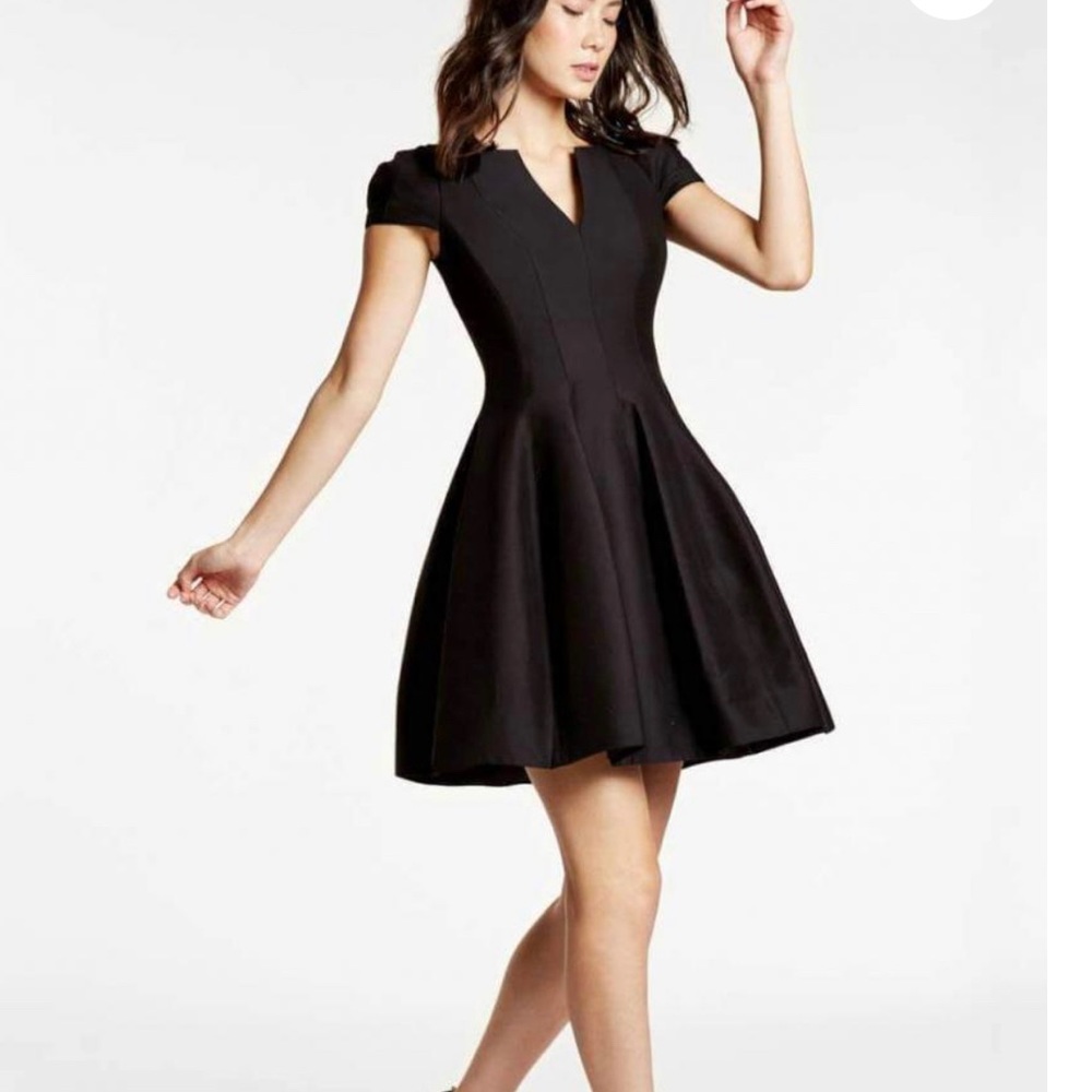Halston Heritage black cocktail dress. Size 4